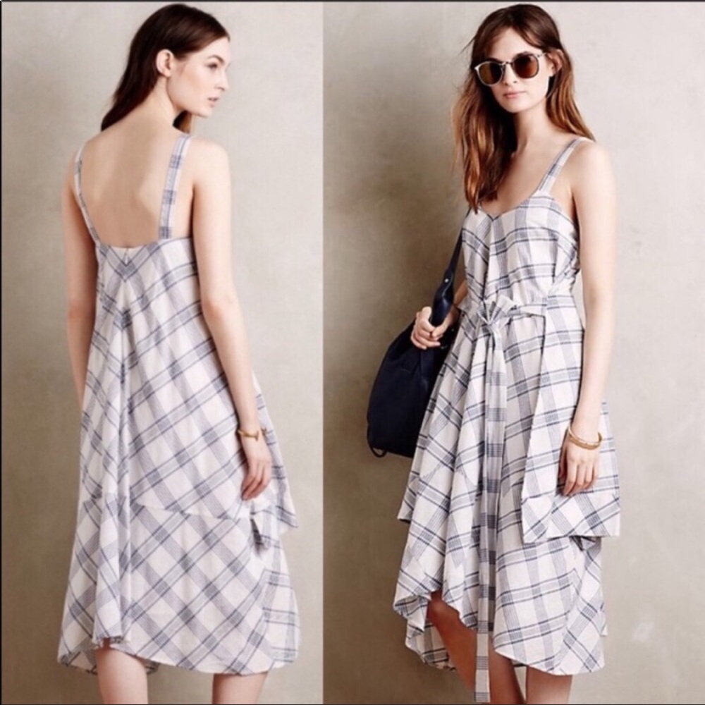 3/$30! Anthropologie Holding Horses Belmar Prairie Dress S